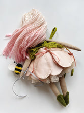 Load image into Gallery viewer, **RESERVED LISTING FOR TAMARA 50% DEPOSIT**  Rosalie | Rose & Bee| Flower Pixie | Heirloom Doll