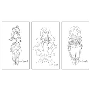 INSTANT DOWNLOAD | PDF Colouring Pages | SET 2