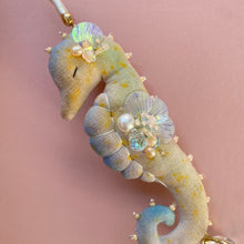 Load image into Gallery viewer, N°5 | SEAHORSE SUN CATCHER | Textile Art Sculpture