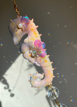 Load image into Gallery viewer, N°3 | SEAHORSE SUN CATCHER | Textile Art Sculpture