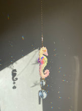 Load image into Gallery viewer, N°4 | SEAHORSE SUN CATCHER | Textile Art Sculpture