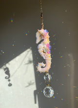 Load image into Gallery viewer, N°3 | SEAHORSE SUN CATCHER | Textile Art Sculpture