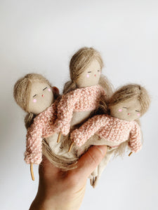 Sweater/ Floral Pocket Doll