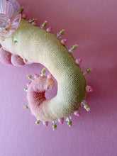 Load image into Gallery viewer, Sherbet Splash | SEAHORSE BAG CHARM | Textile Art Sculpture