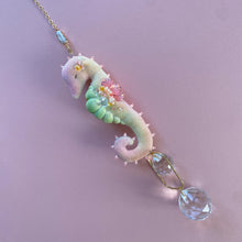Load image into Gallery viewer, N°4 | SEAHORSE SUN CATCHER | Textile Art Sculpture