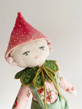 Load image into Gallery viewer, STRAWBERRY ELF | 14.5” Heirloom Cloth Doll