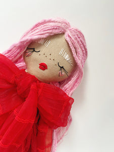 Scarlet | Valentines Doll | 14” Heirloom Doll