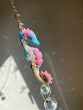 Load image into Gallery viewer, N°6 | SEAHORSE SUN CATCHER | Textile Art Sculpture