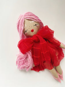 Scarlet | Valentines Doll | 14” Heirloom Doll