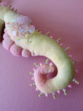 Load image into Gallery viewer, Sherbet Splash | SEAHORSE BAG CHARM | Textile Art Sculpture
