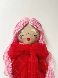 Scarlet | Valentines Doll | 14” Heirloom Doll