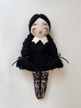 Load image into Gallery viewer, N°3 | WEDNESDAY ADDAMS | 14” Doll