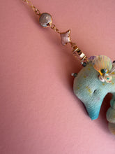 Load image into Gallery viewer, Jade Radiance | SEAHORSE SUN CATCHER | Textile Art Sculpture