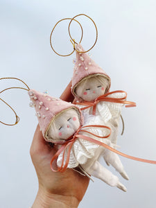 TOADSTOOL PIXIE | Doll Ornament