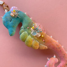 Load image into Gallery viewer, N°1 | SEAHORSE SUN CATCHER | Textile Art Sculpture