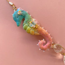 Load image into Gallery viewer, N°1 | SEAHORSE SUN CATCHER | Textile Art Sculpture