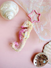 Load image into Gallery viewer, Coral Kiss | SEAHORSE BAG CHARM | Textile Art Sculpture