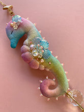 Load image into Gallery viewer, N°6 | SEAHORSE SUN CATCHER | Textile Art Sculpture