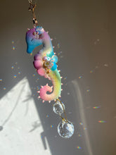 Load image into Gallery viewer, N°6 | SEAHORSE SUN CATCHER | Textile Art Sculpture