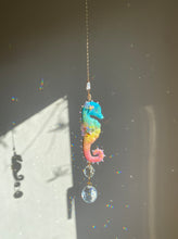 Load image into Gallery viewer, N°1 | SEAHORSE SUN CATCHER | Textile Art Sculpture