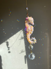 Load image into Gallery viewer, N°3 | SEAHORSE SUN CATCHER | Textile Art Sculpture