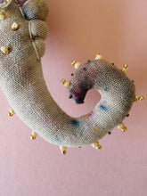 Load image into Gallery viewer, Moonlit Pearl | SEAHORSE BAG CHARM | Textile Art Sculpture