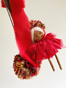 N°4 | Hanging Ornament Bell & Doll Set