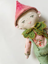 Load image into Gallery viewer, STRAWBERRY ELF | 14.5” Heirloom Cloth Doll