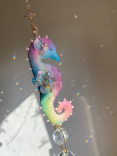 Load image into Gallery viewer, N°6 | SEAHORSE SUN CATCHER | Textile Art Sculpture