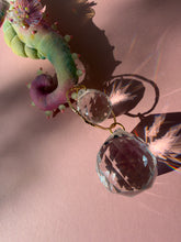 Load image into Gallery viewer, Amethyst Aura | SEAHORSE SUN CATCHER | Textile Art Sculpture