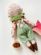 Load image into Gallery viewer, STRAWBERRY ELF | 14.5” Heirloom Cloth Doll