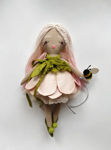**RESERVED LISTING FOR TAMARA 50% DEPOSIT**  Rosalie | Rose & Bee| Flower Pixie | Heirloom Doll