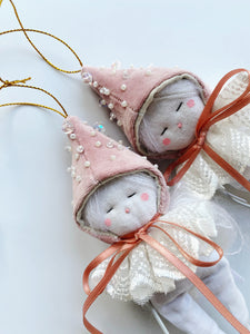 TOADSTOOL PIXIE | Doll Ornament