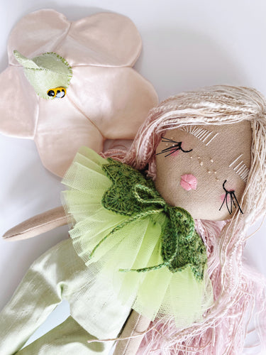 FLORA | Spring Petal Sprite |Heirloom Doll