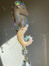 Load image into Gallery viewer, N°5 | SEAHORSE SUN CATCHER | Textile Art Sculpture