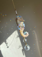 Load image into Gallery viewer, N°5 | SEAHORSE SUN CATCHER | Textile Art Sculpture