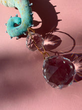 Load image into Gallery viewer, Jade Radiance | SEAHORSE SUN CATCHER | Textile Art Sculpture