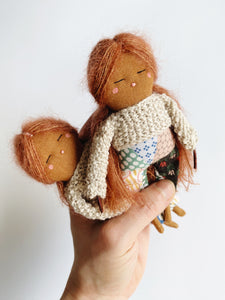 Sweater/ Patchwork Pocket Doll