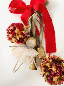 N°1 | Hanging Ornament Bell & Doll Set