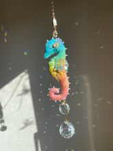 Load image into Gallery viewer, N°1 | SEAHORSE SUN CATCHER | Textile Art Sculpture