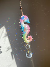 Load image into Gallery viewer, N°6 | SEAHORSE SUN CATCHER | Textile Art Sculpture