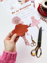 Load image into Gallery viewer, Be My Valentine | GIRL PAPER DOLL | Instant PDF Download