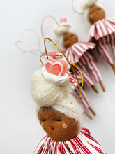 Load image into Gallery viewer, GINGIE PEPPERMINT CANDY CANE | Doll Ornament