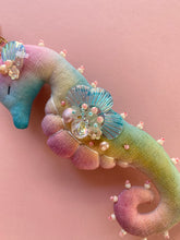 Load image into Gallery viewer, N°6 | SEAHORSE SUN CATCHER | Textile Art Sculpture
