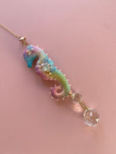Load image into Gallery viewer, N°6 | SEAHORSE SUN CATCHER | Textile Art Sculpture