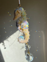 Load image into Gallery viewer, N°5 | SEAHORSE SUN CATCHER | Textile Art Sculpture