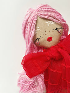 Scarlet | Valentines Doll | 14” Heirloom Doll