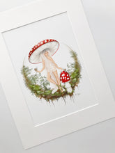 Load image into Gallery viewer, AMONG THE WILD SHROOMS | Fine Art Print | A5/ A4