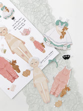Load image into Gallery viewer, Mary Jane &amp; Booboo Bear | PAPER DOLL | Instant PDF Download